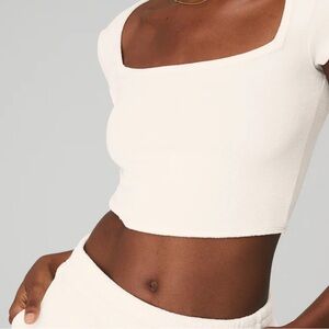 Alo Yoga Terry Beachside Short Sleeve